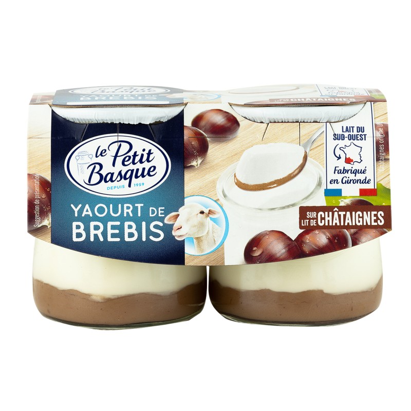 Yaourt de Brebis sur Lit de Chataigne 2x125g