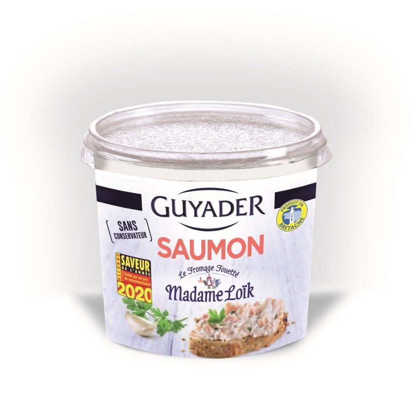 Tartinable au saumon et au fromage fouetté Mme Loik 120g
