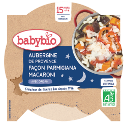 Aubergine de Provence Macaroni dès 15 mois 260g