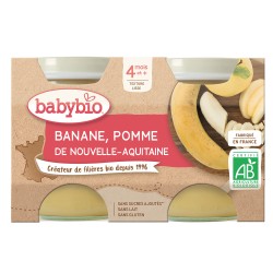 Pomme d'Aquitaine et Banane dès 4 mois 2x130g