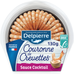 Couronne de crevettes avec sauce cocktail 130g