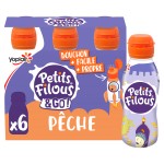 Yaourt à boire pêche 6x100g