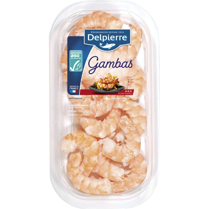 Gambas royales décortiquées 200g