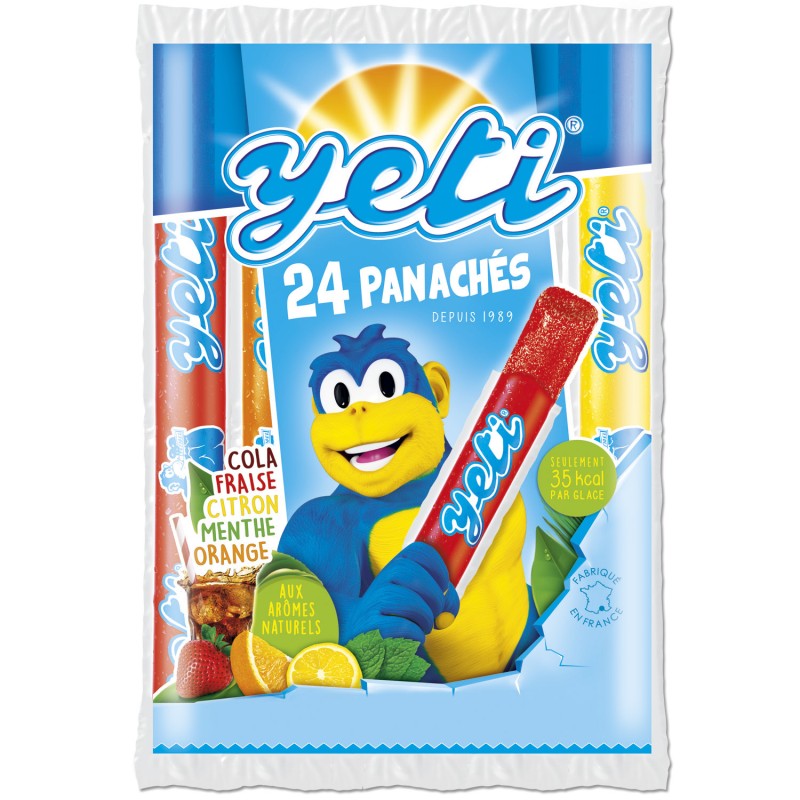 Bâtonnets à l'eau panaché x24