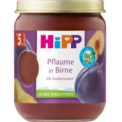 Compote de prune et poire bio dès 5 mois 160g