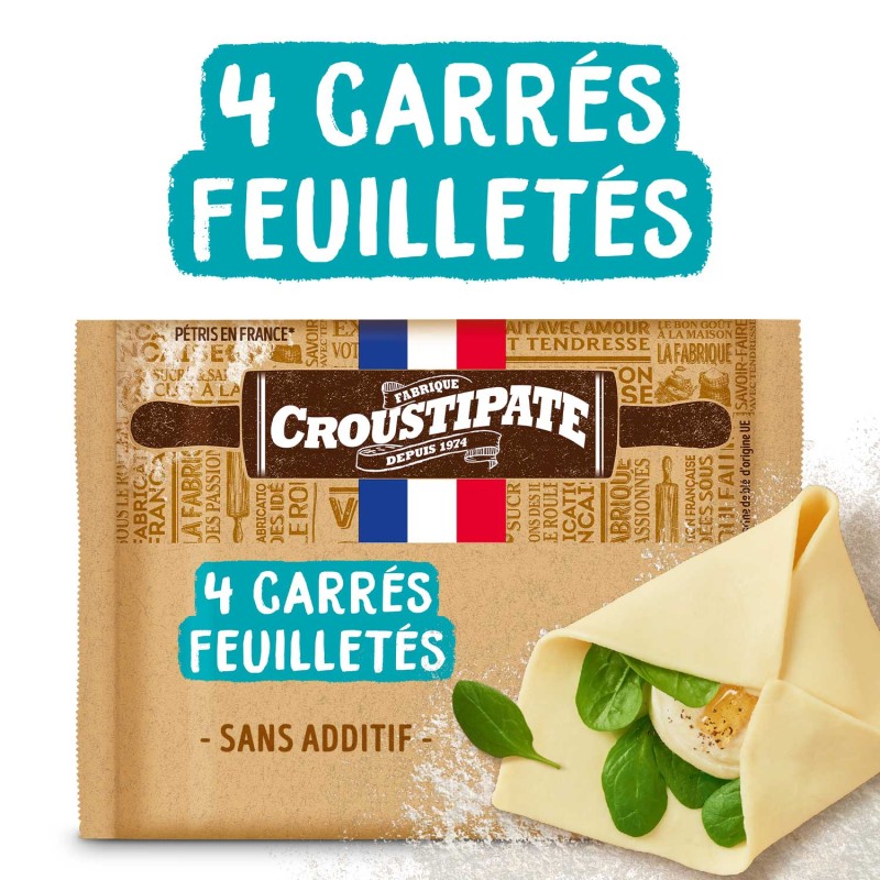 Carrés Feuilletés x4 240g