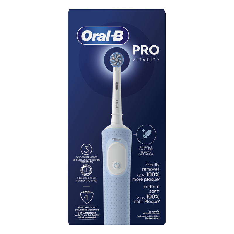 Brosse à dents électrique vitality pro bleu x1