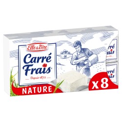 Carré Frais Nature 15%Mg x8 200g