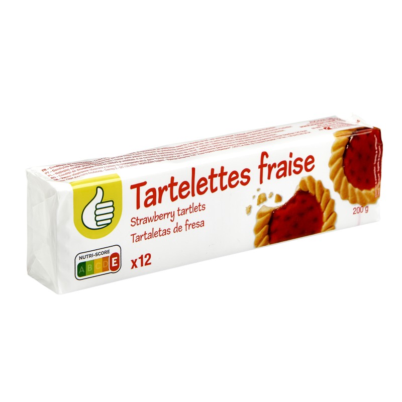 Tartelettes à la Fraise x12 200g