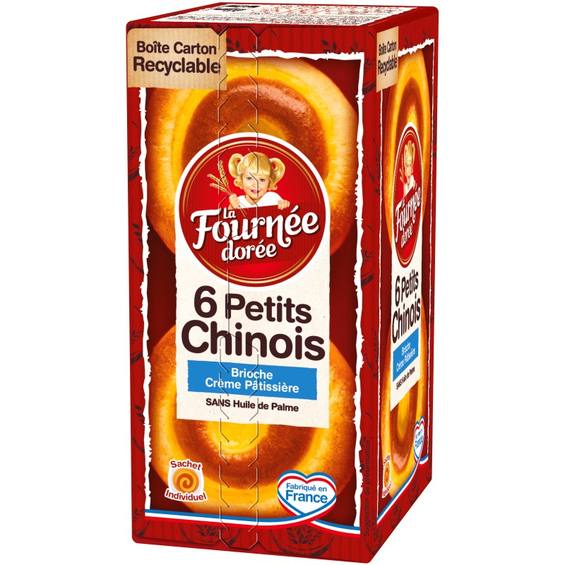 Petits Chinois à la Crème Pâtissière x6 300g