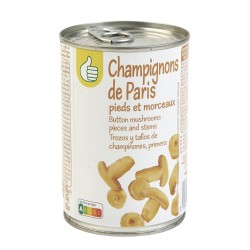 Champignons de Paris Pieds et Morceaux 230g