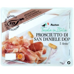 Jambon sec de San Daniele AOP 5 tranches 70g