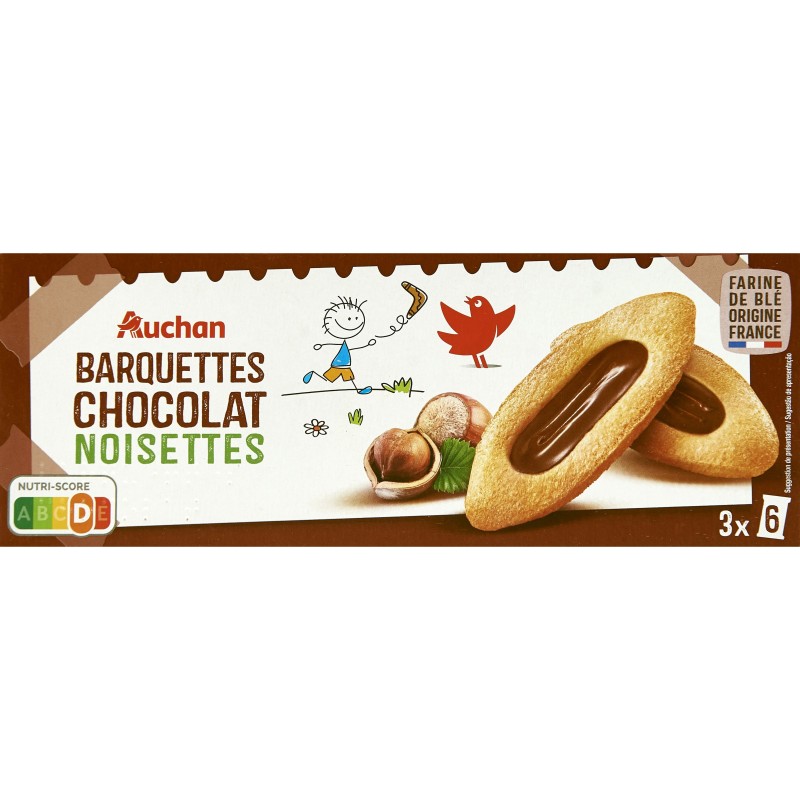 Barquettes Chocolat 120g