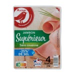 Jambon supérieur teneur en sel réduite x4 160g