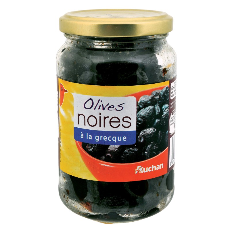Olives noires à la grecque 235g