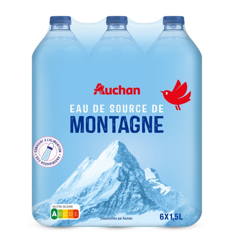 Eau de source de montagne 6x1.5l