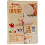 Rôti de dinde cuit x4 160g