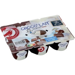 Crème lait et chocolat 6x70g