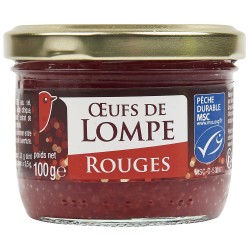 Oeufs de lompe rouges 100g