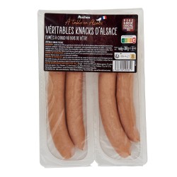 Saucisses Knacks d'Alsace 4x65g