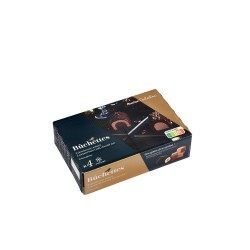 Bûchettes Chocolat Noir Caramel x4 310g