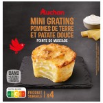 Mini gratins pommes de terre et patate douce x4 480g