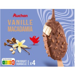 Bâtonnet glacé vanille macadamia x4 270g