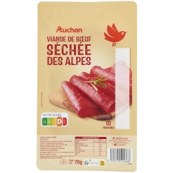 Viande de boeuf séchée des Alpes x10 70g