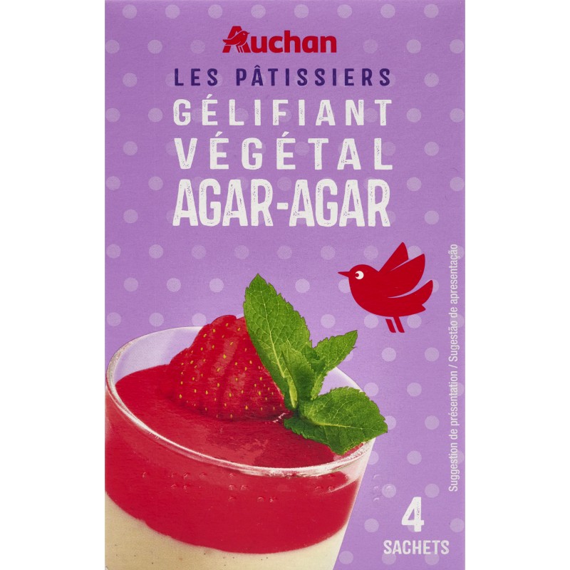Gélifiant Végétal Agar-Agar x4 8g