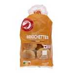 Briochettes nature aux oeufs frais x12 480g
