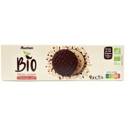 Sablés Nappés de Chocolat Noir 200g