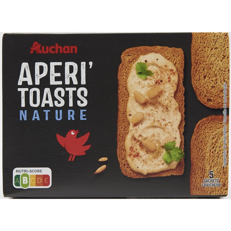 Apéri'Toasts Nature x30 100g