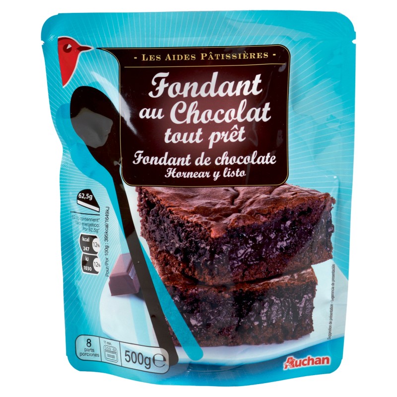 Préparation pour fondant au chocolat tout prêt 500g