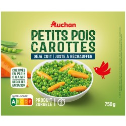 Petits pois carottes extra fins 750g