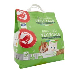 Litière Végétale pour Chat et Rongeur 10l