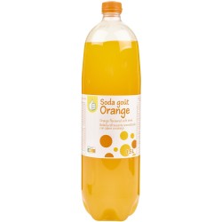 Boisson gazeuse goût orange 1.5l