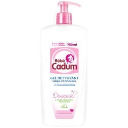 Gel nettoyant corps et cheveux à l'huile d'amandes douces bio 750ml
