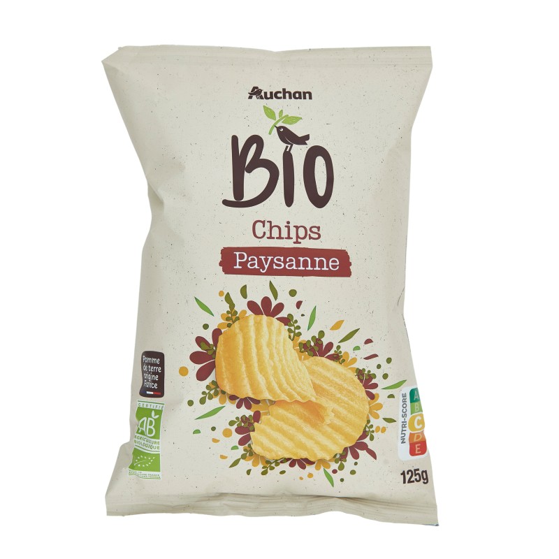 Chips paysanne nature 125g