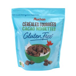 Céréales fourrées chocolat noisette sans gluten 375g