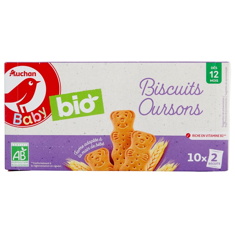 Biscuits oursons dès 12 mois 150g