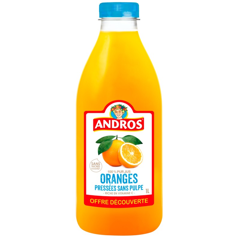 Jus d'Orange sans Pulpe 1l