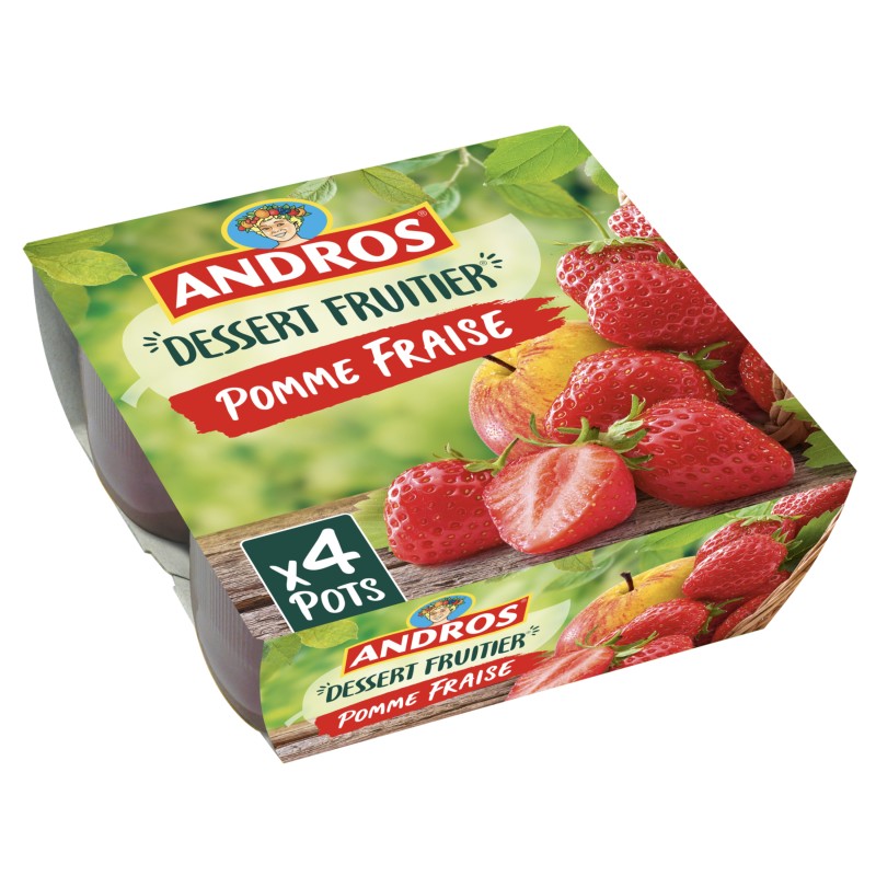 Spécialité pomme fraise 4x100g