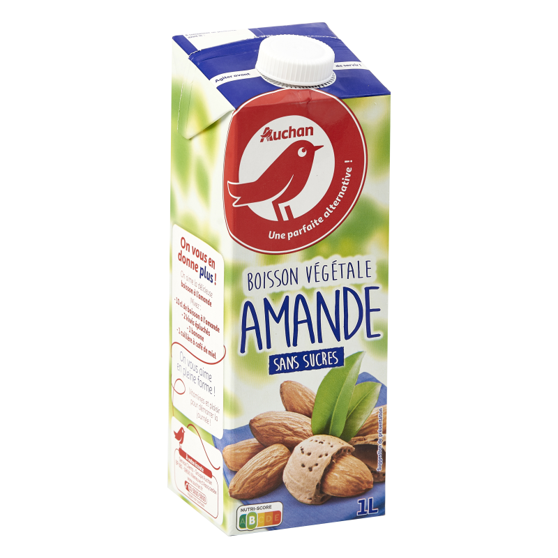Boisson végétale d'amande sans sucres 1l