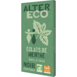 Bio Chocolat Noir Eclat de Menthe 100g