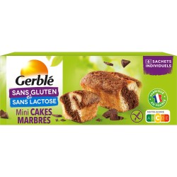 Mini cakes marbrés sans gluten sans lactose x6 198g