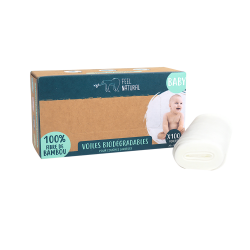 Recharge voile biodégradable pour couche lavable x100