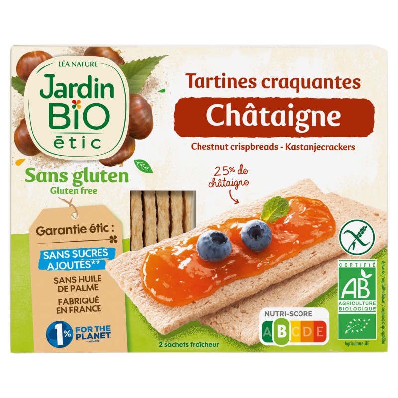 Etic Tartines Craquantes Chataîgne 150g