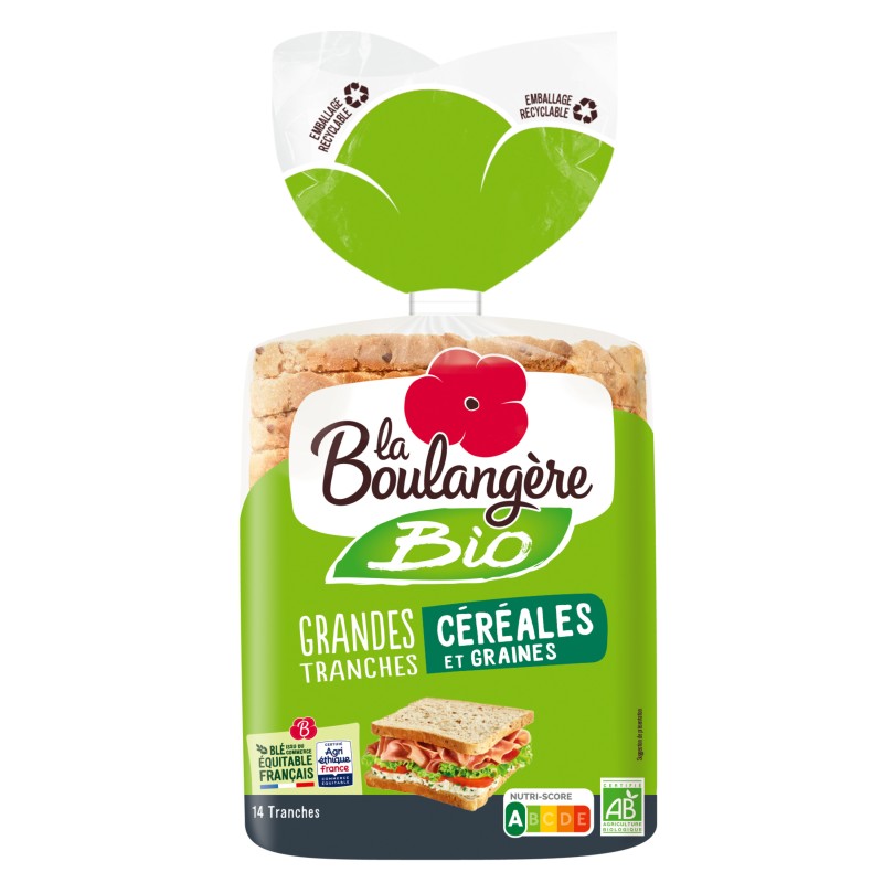Bio Pain de Mie Céréales et Graines 500g