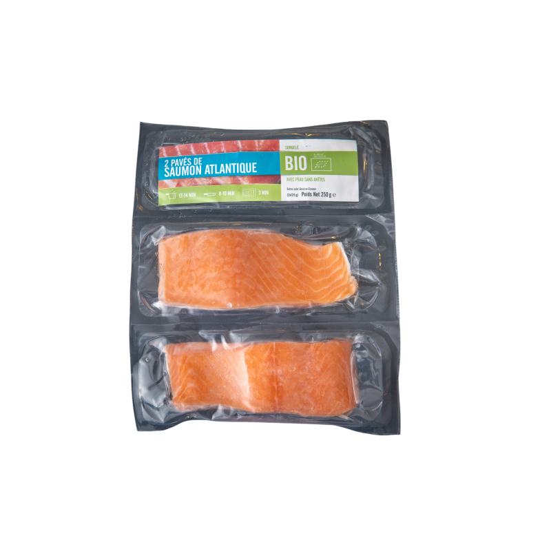 Pavés de saumon Atlantique bio 2x125g