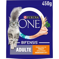 One Biefensis Croquettes au Poulet Céréales pour Chat 450g